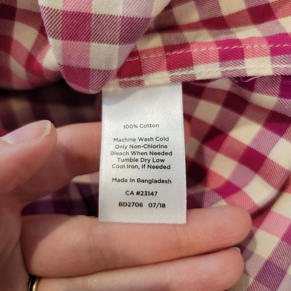 Talbots Button Down Womens Medium - image 6